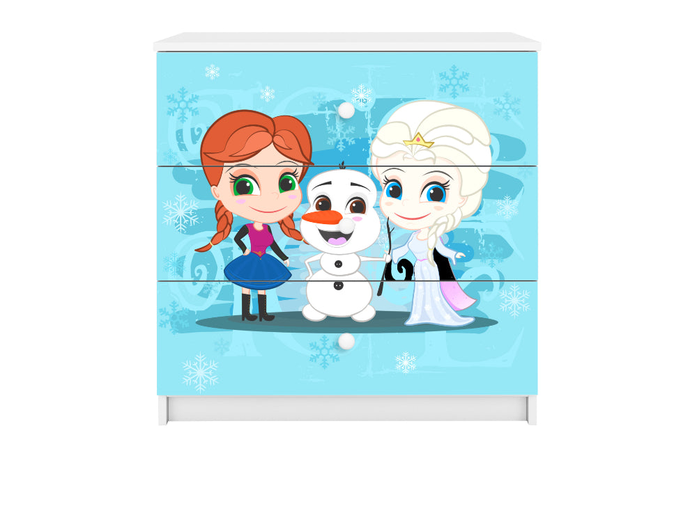 Cómoda Kocot Kids BabyDreams Frozen Land White