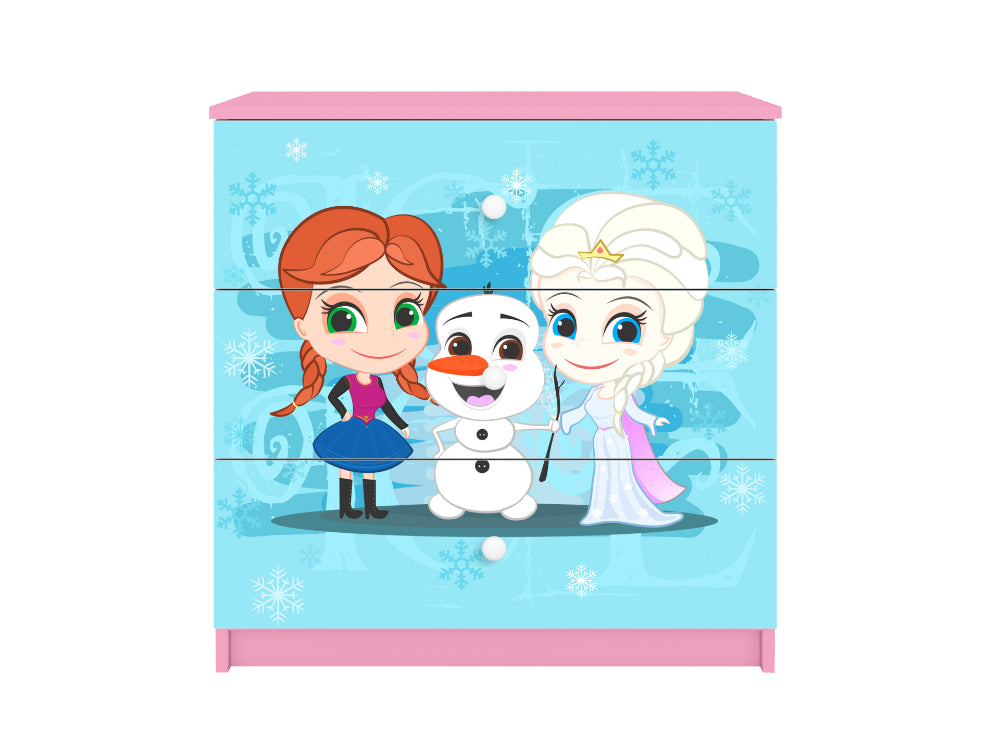 Cómoda Kocot Kids BabyDreams Frozen Land Pink