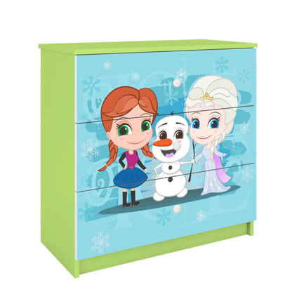 Cómoda Kocot Kids BabyDreams Frozen Land Green