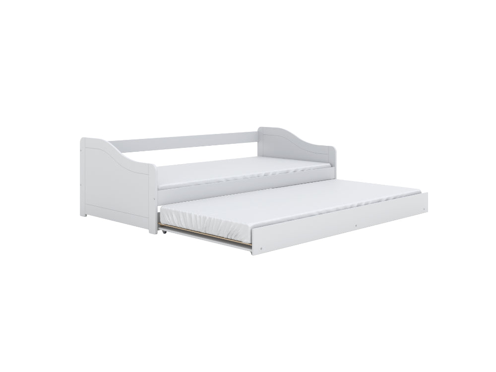 Cama 200 x 90 cm Kocot Kids com colchão Blanka White