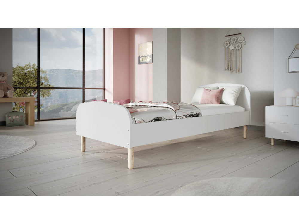 Cama 180 x 90 cm Kocot Kids Emma White
