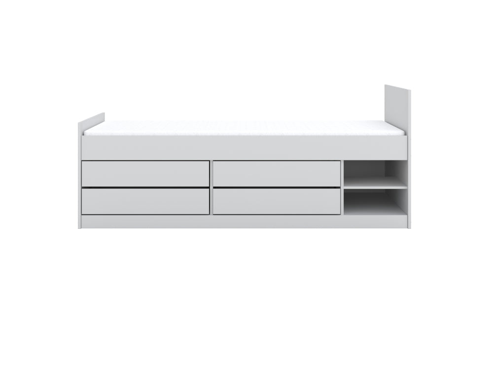 Cama 200 x 90 cm Kocot Kids Leon White