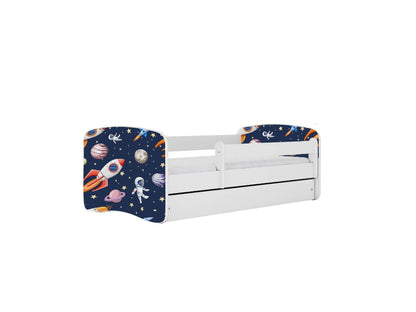 Cama 140 x 70 cm Kocot Kids com gaveta BabyDreams Cosmos White