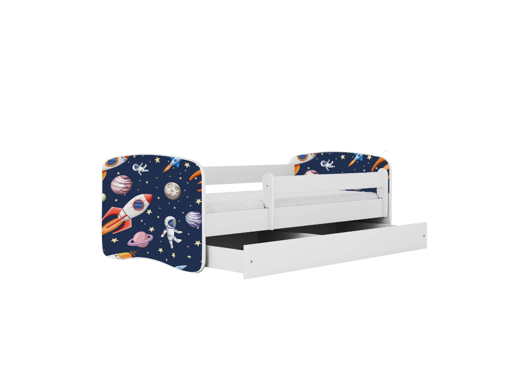 Cama 160 x 80 cm Kocot Kids com gaveta BabyDreams Cosmos White