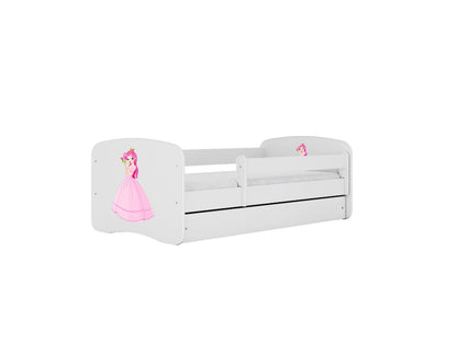 Cama 180 x 80 cm Kocot Kids com gaveta BabyDreams Princess White