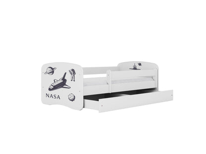 Cama 160 x 80 cm Kocot Kids com gaveta BabyDreams Nasa White