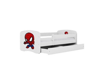 Cama 140 x 70 cm Kocot Kids BabyDreams Spiderman White