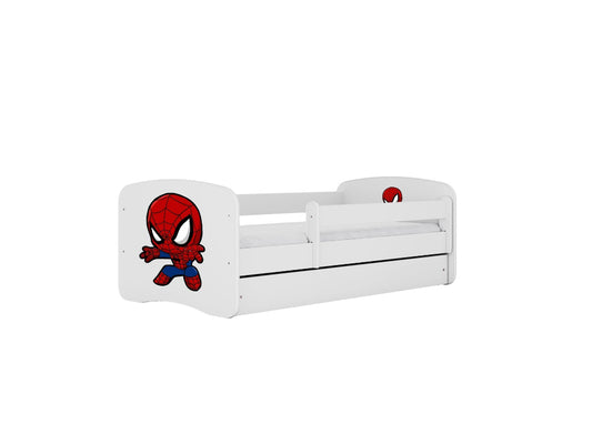 Cama 140 x 70 cm Kocot Kids com gaveta Babydreams Spiderman White