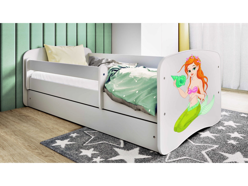 Cama 140 x 70 cm Kocot Kids BabyDreams Mermaid White