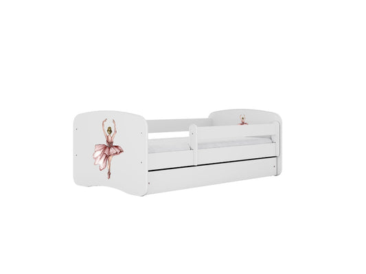 Cama 140 x 70 cm Kocot Kids com gaveta Babydreams Dancer White
