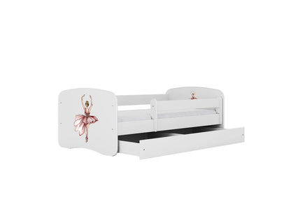 Cama 180 x 80 cm Kocot Kids com gaveta BabyDreams Dancer White