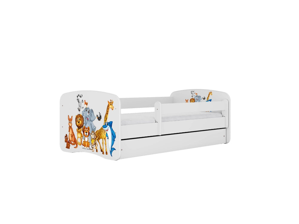 Cama 160 x 80 cm Kocot Kids BabyDreams Animals White