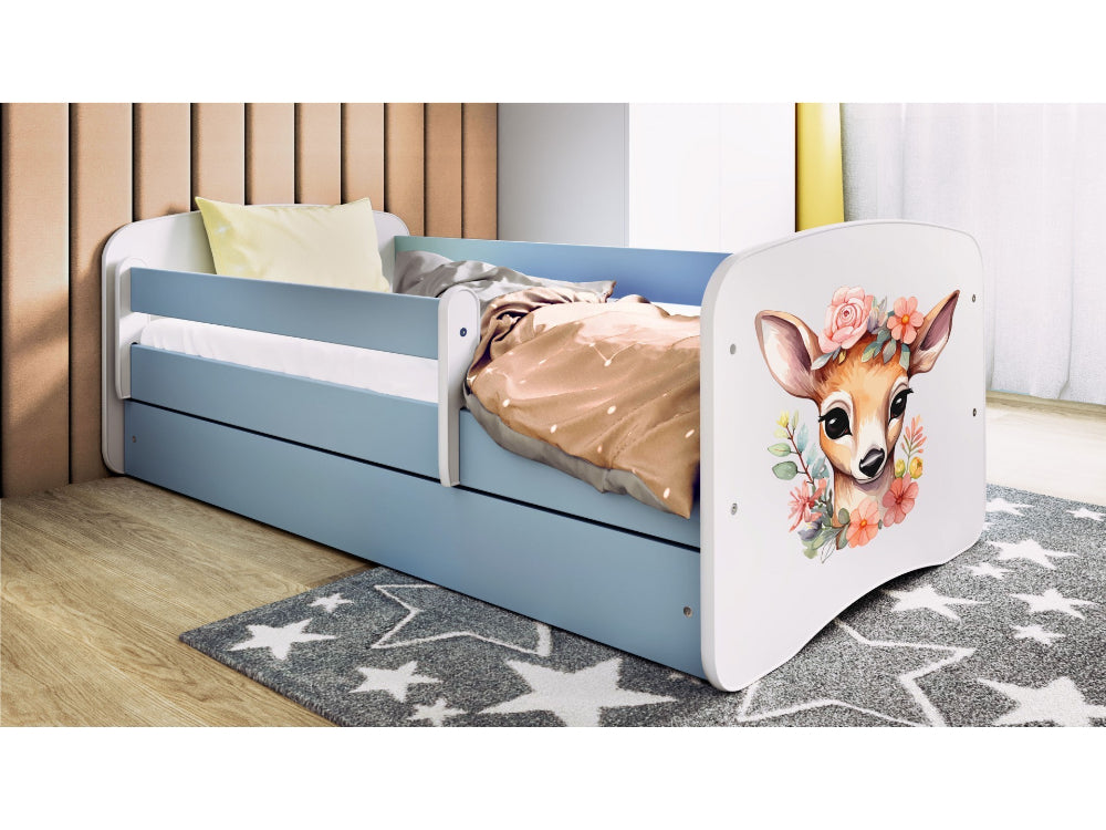Cama 180 x 80 cm Kocot Kids com gaveta BabyDreams Bambi Blue