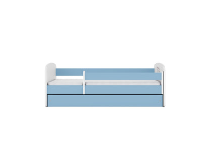 Cama 180 x 80 cm Kocot Kids com colchão BabyDreams Cat Blue