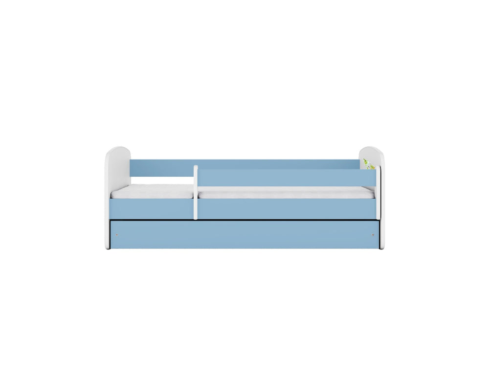 Cama 140 x70 cm Kocot Kids com colchão BabyDreams Map Blue