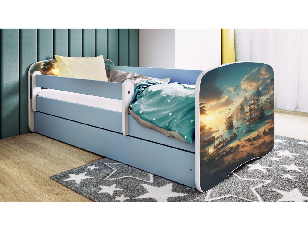 Cama 160 x 80 cm Kocot Kids BabyDreams Ship Blue