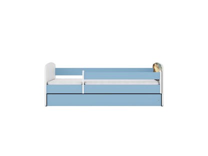 Cama 180 x 80 cm Kocot Kids com colchão BabyDreams Ship Blue