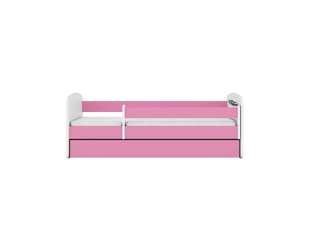Cama 160 x 80 cm Kocot Kids com colchão BabyDreams Sports Car Pink