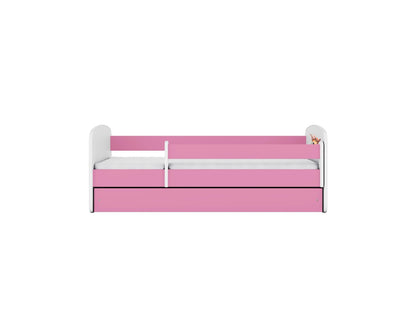 Cama 160 x 80 cm Kocot Kids com colchão BabyDreams Bambi Pink