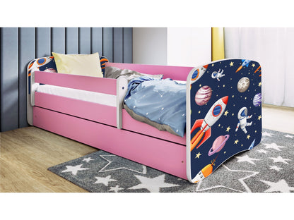 Cama 160 x 80 cm Kocot Kids com gaveta BabyDreams Cosmos Pink