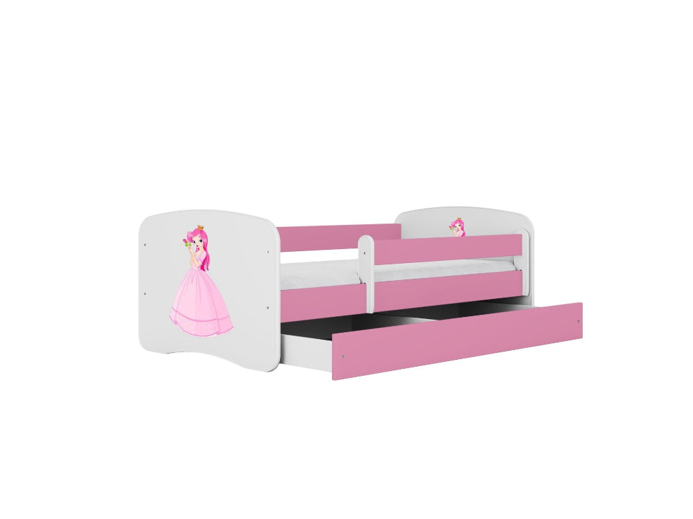 Cama 140 x 70 cm Kocot Kids com gaveta Babydreams Princess Pink