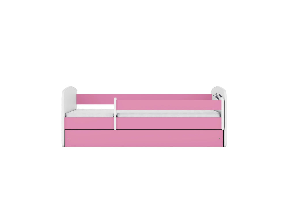 Cama 140 x70 cm Kocot Kids com colchão BabyDreams Nasa Pink