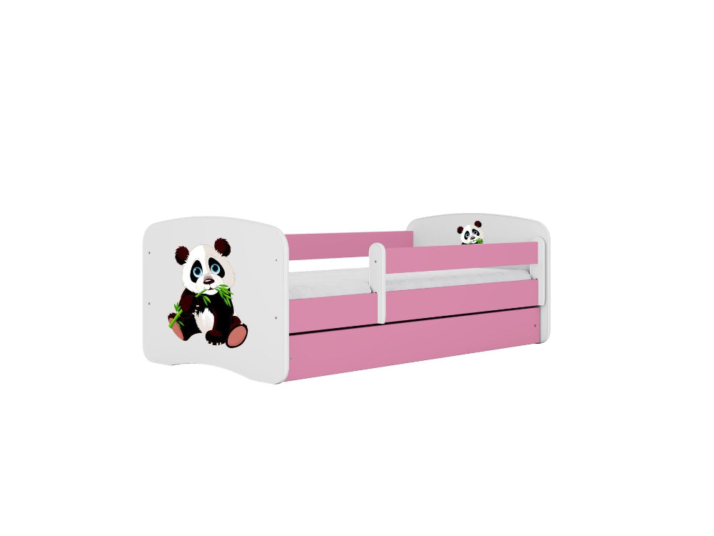 Cama 160 x 80 cm Kocot Kids com gaveta BabyDreams Panda 2 Pink