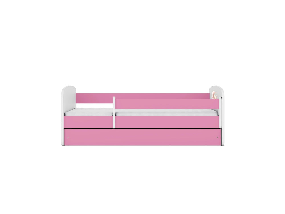 Cama 140 x70 cm Kocot Kids com colchão BabyDreams Dream Pink