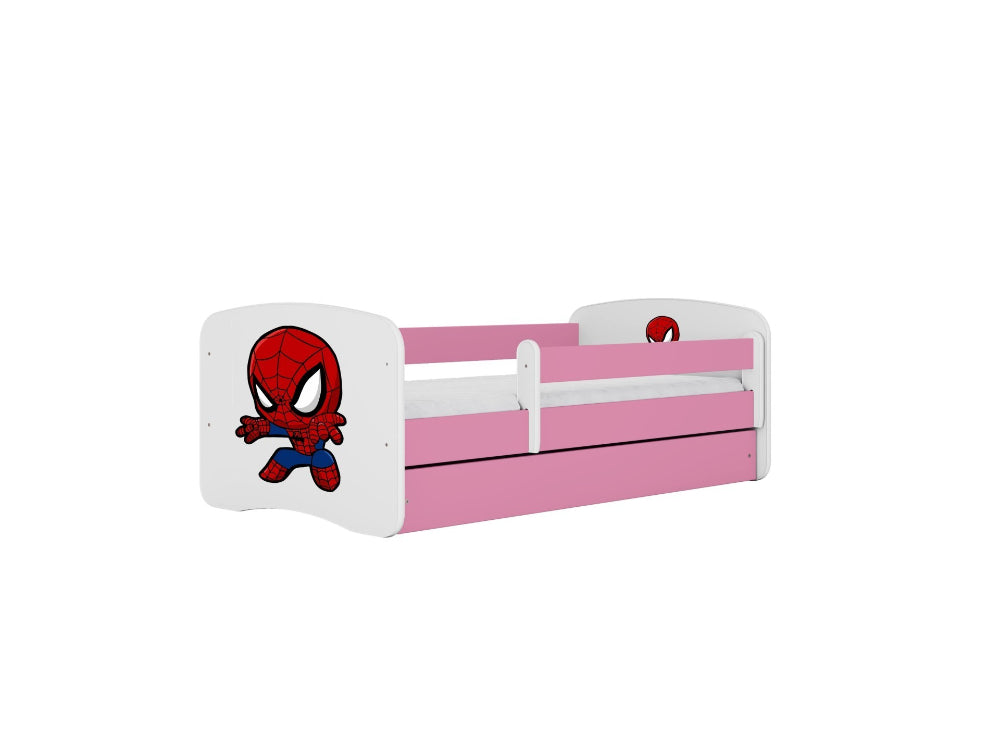 Cama 180 x 80 cm Kocot Kids BabyDreams Spiderman Pink