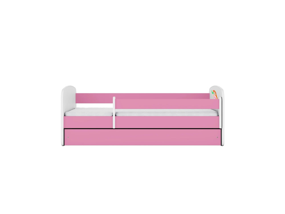 Cama 160 x 80 cm Kocot Kids com colchão BabyDreams Mermaid Pink