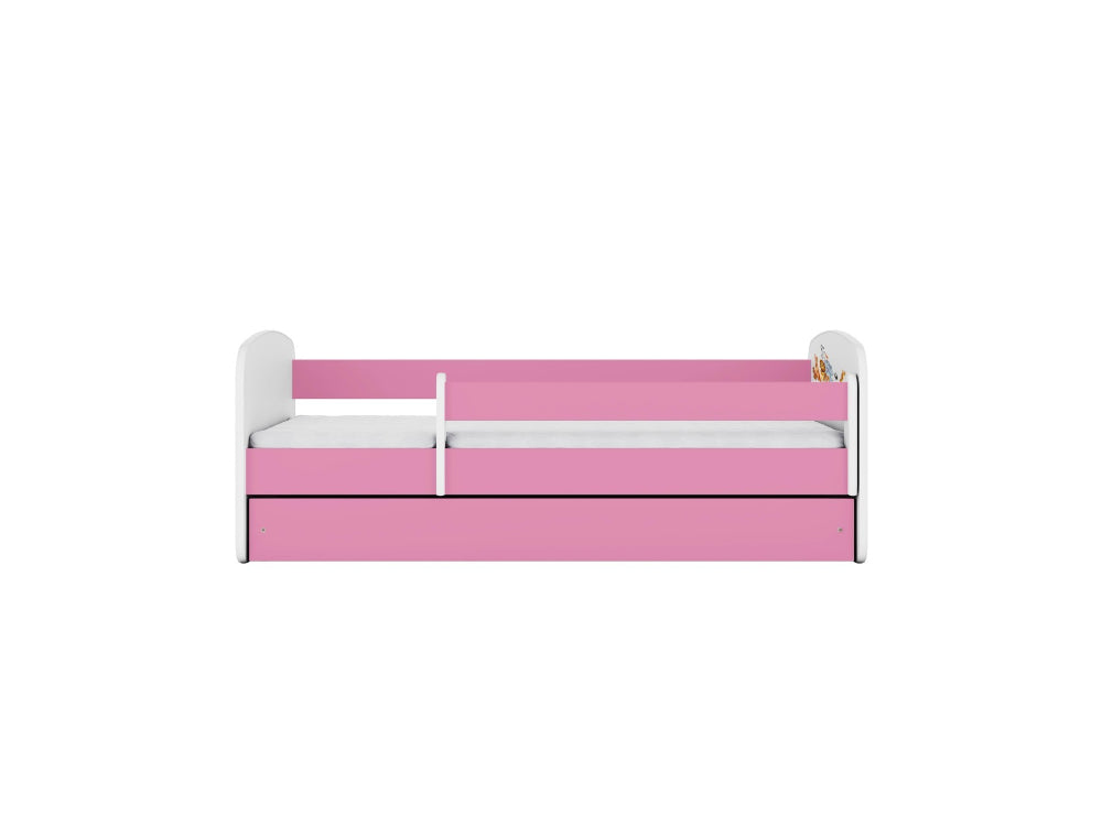 Cama 140 x 70 cm Kocot Kids BabyDreams Animals Pink