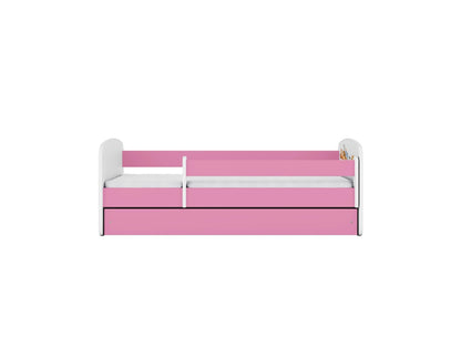 Cama 180 x 80 cm Kocot Kids com colchão BabyDreams Animals Pink