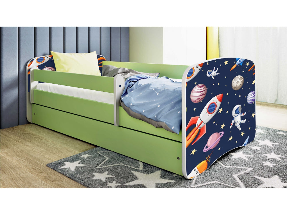 Cama 160 x 80 cm Kocot Kids BabyDreams Cosmos Green