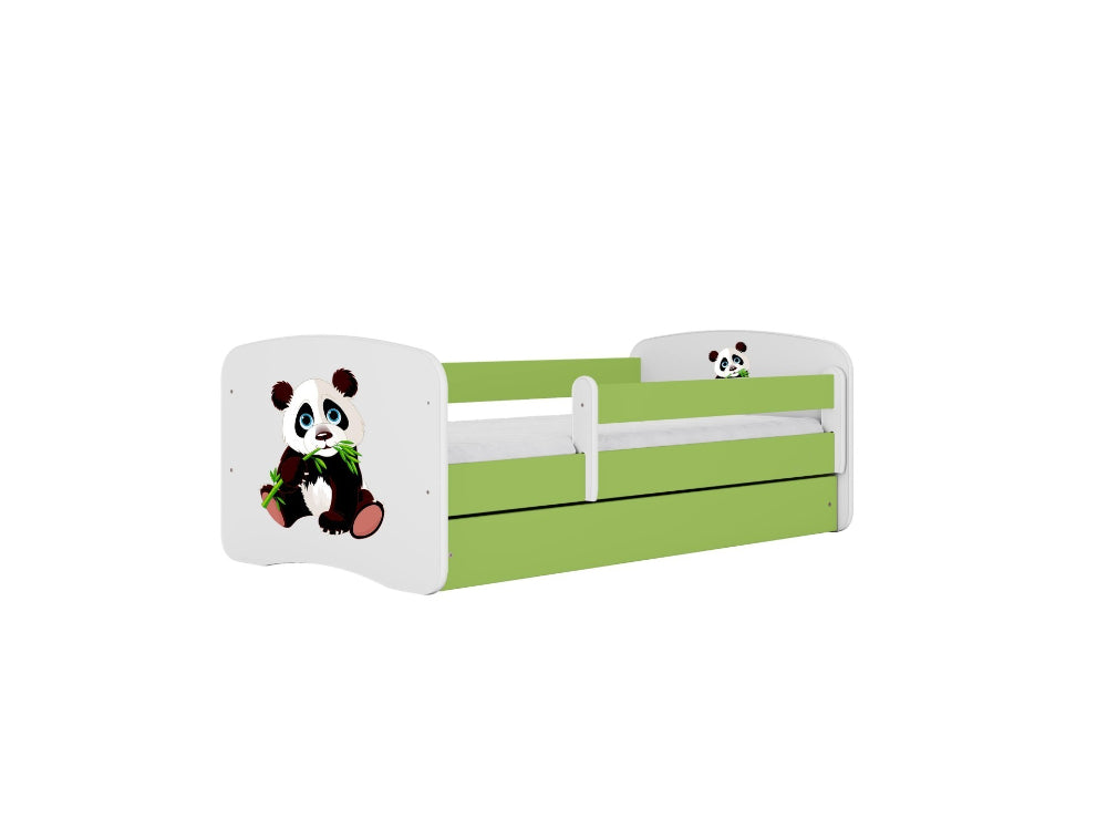 Cama 180 x 80 cm Kocot Kids com gaveta BabyDreams Panda 2 Green