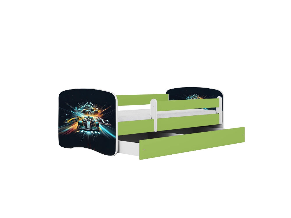 Cama 140 x 70 cm Kocot Kids BabyDreams Race Green