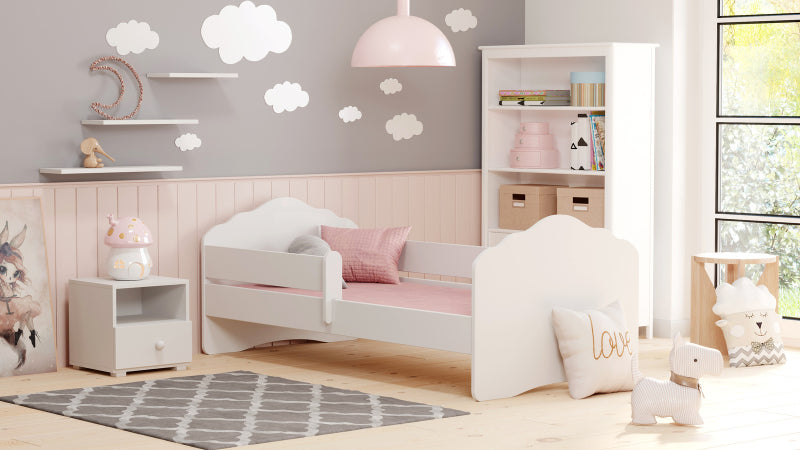 Cama de criança 160 x 80 colchão e estrado incluídos Kobi Wave