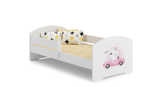 Cama de criança 160 x 80 colchão e estrado incluídos Kobi Luk Cat