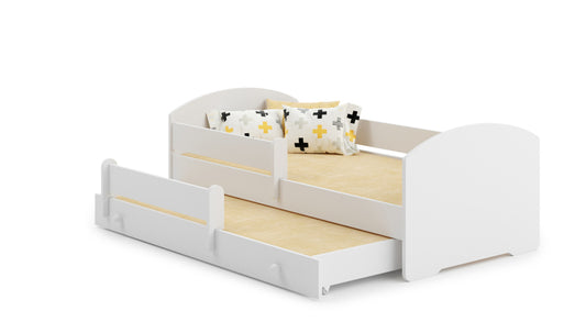 Cama dupla 160 x 80 com colchões e estrados incluídos Kobi Luk