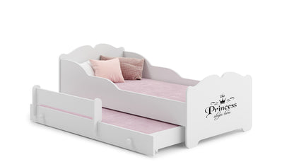 Cama dupla 160 x 80 com colchões e estrados incluídos Kobi Anna Princess