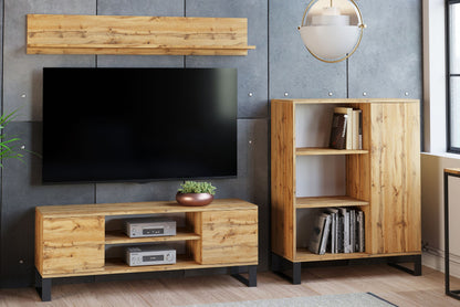 Armário para TV 155 cm Kobi Focus Loft Oak