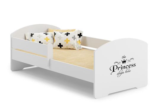 Cama de criança 160 x 80 colchão e estrado incluídos Kobi Luk Princess