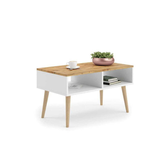 Mesa de apoio Kobi Sandi White Golden Oak