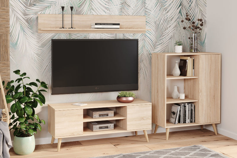 Armário para TV 155 cm Kobi Focus Oak