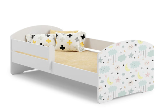 Cama de criança 160 x 80 colchão e estrado incluídos Kobi Luk Stars