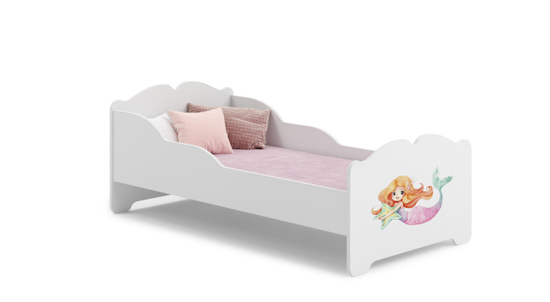 Cama de criança 140 x 70 com colchão e estrado incluídos Kobi Anna Mermaid