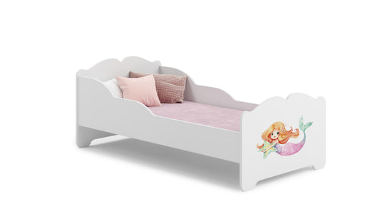 Cama de criança 160 x 80 com colchão e estrado incluídos Kobi Anna Mermaid