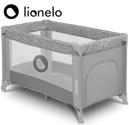 Lionelo - Cama de Viagem Stefi Grey Concret