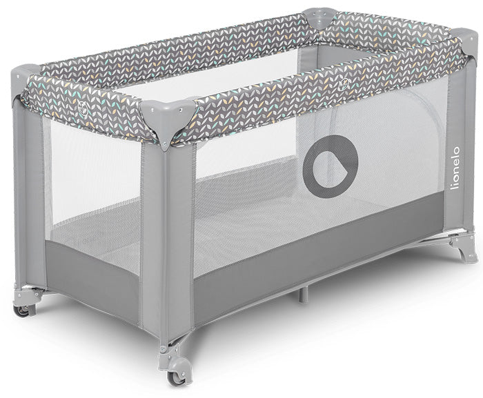 Lionelo - Cama de Viagem Stefi Grey Concret