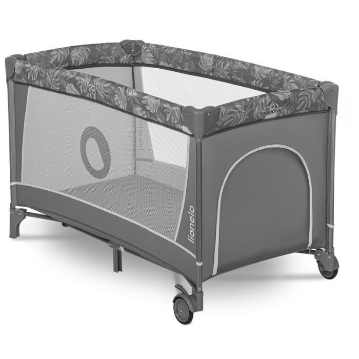 Cama de viagem Lionelo Flower Grey Stone