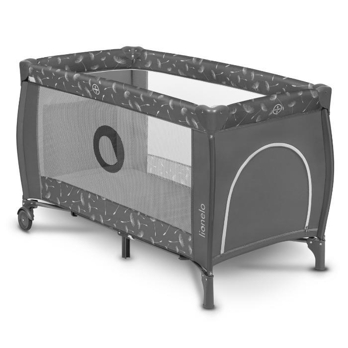 Cama de viagem Lionelo Sven Plus Greuy Concrete